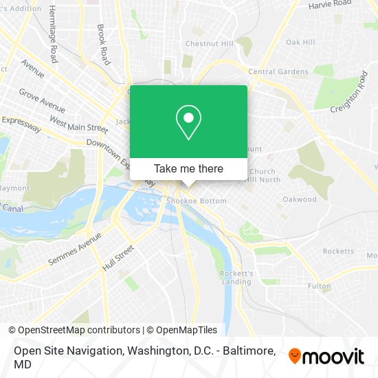 Open Site Navigation map