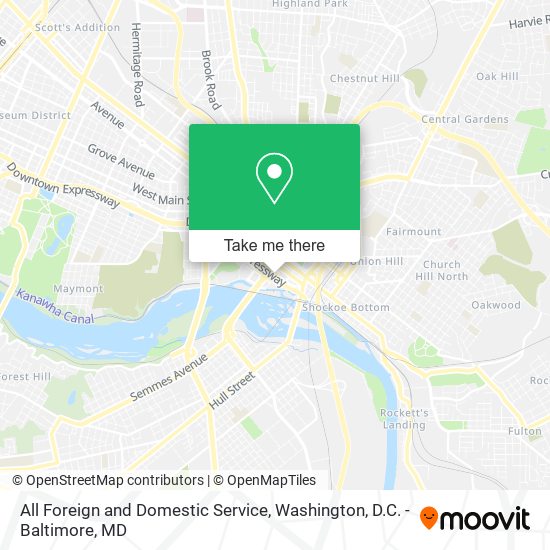 All Foreign and Domestic Service map