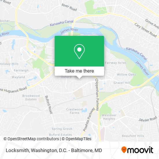 Locksmith map