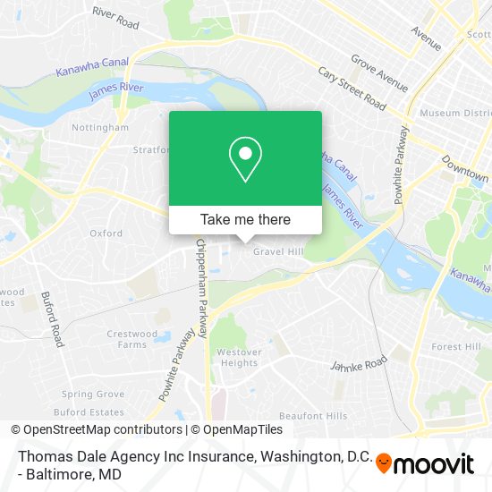 Thomas Dale Agency Inc Insurance map