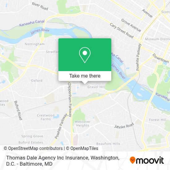 Thomas Dale Agency Inc Insurance map