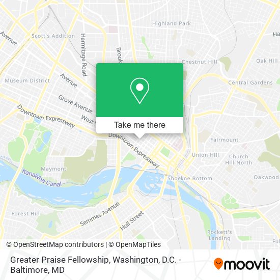 Mapa de Greater Praise Fellowship