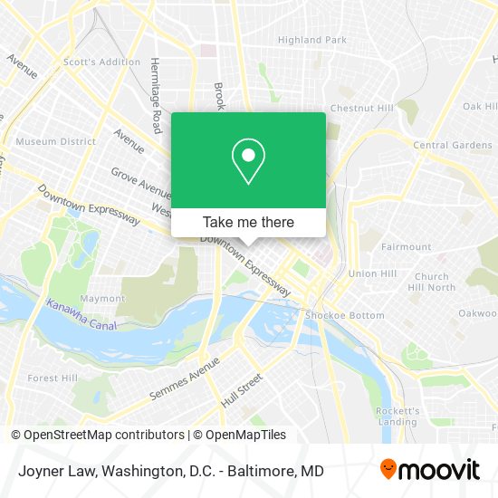 Joyner Law map