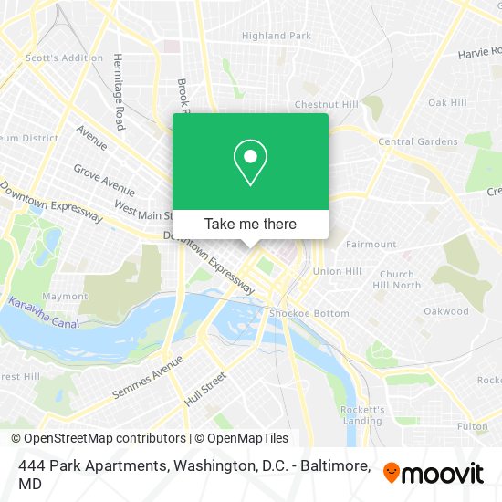 444 Park Apartments map