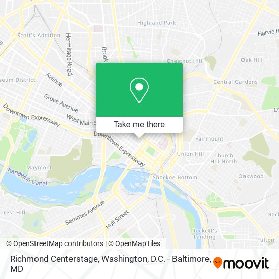 Richmond Centerstage map