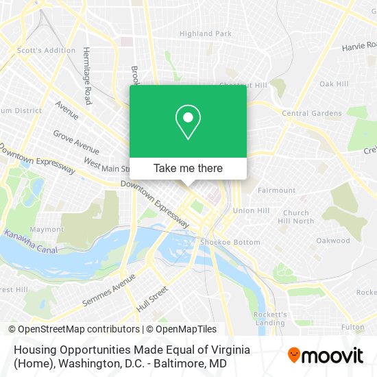 Housing Opportunities Made Equal of Virginia (Home) map