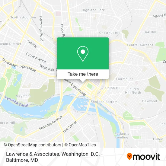 Lawrence & Associates map