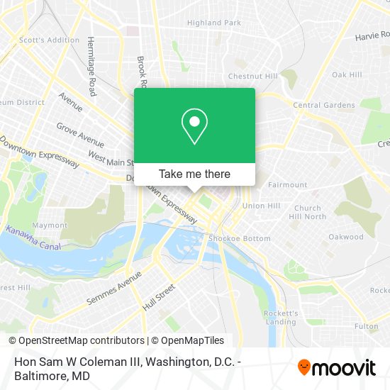 Mapa de Hon Sam W Coleman III