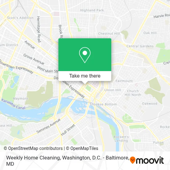 Weekly Home Cleaning map