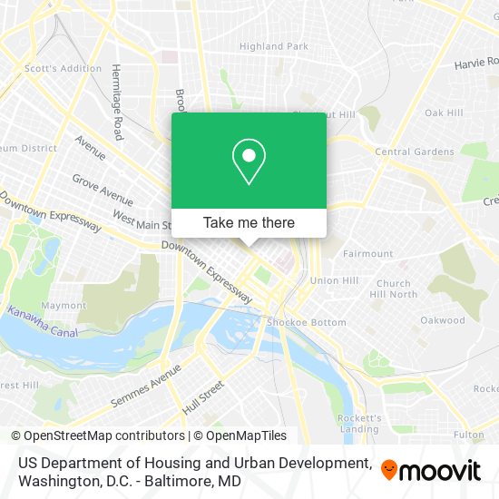 Mapa de US Department of Housing and Urban Development