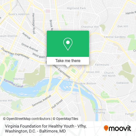 Virginia Foundation for Healthy Youth - Vfhy map