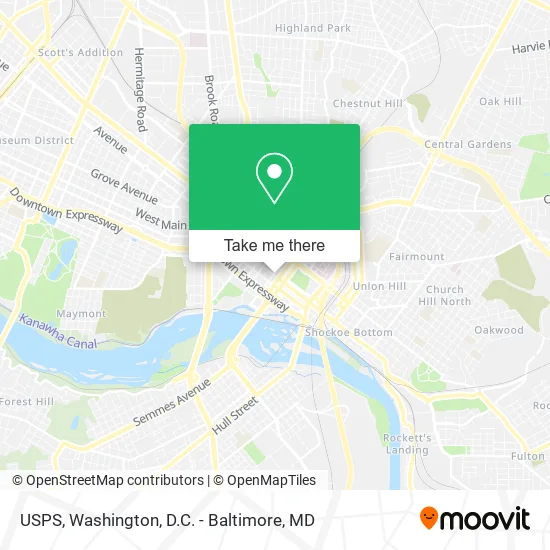 Mapa de USPS