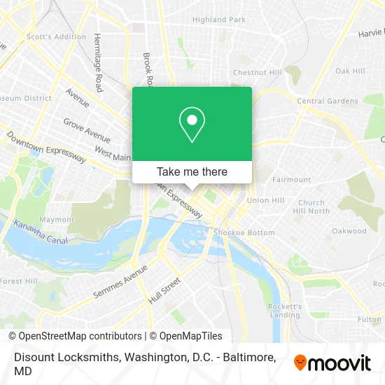 Disount Locksmiths map