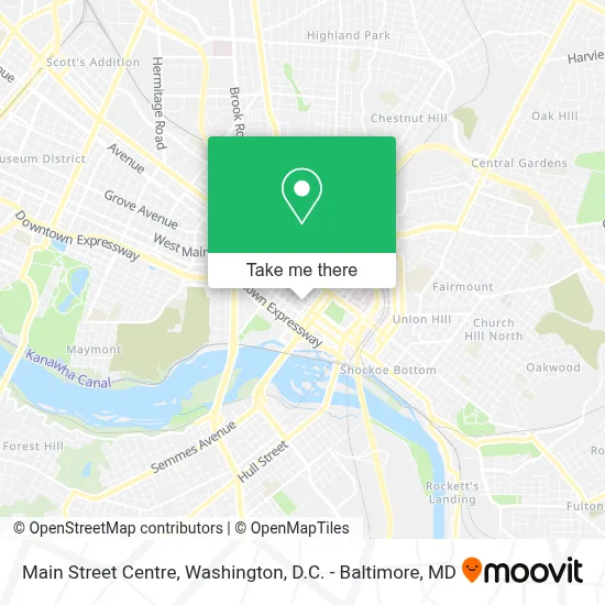 Main Street Centre map