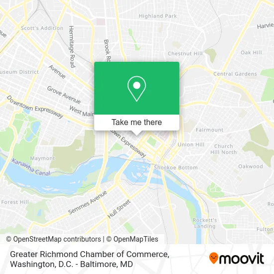 Greater Richmond Chamber of Commerce map