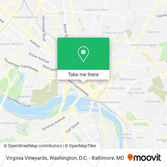 Virginia Vineyards map