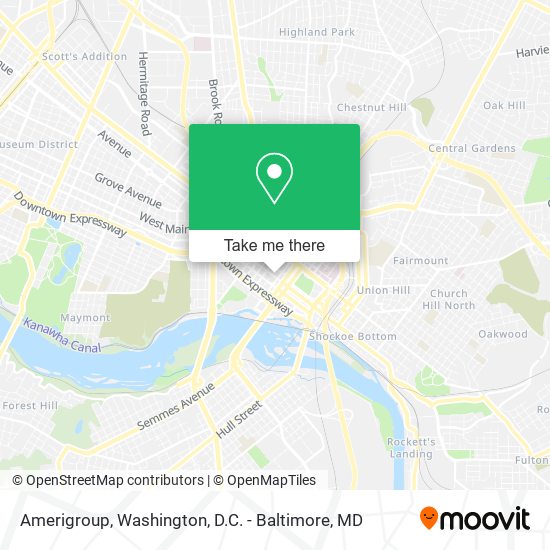 Mapa de Amerigroup