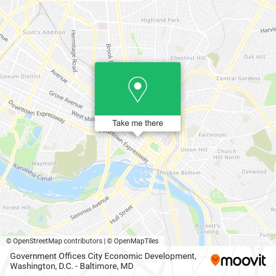 Government Offices City Economic Development map