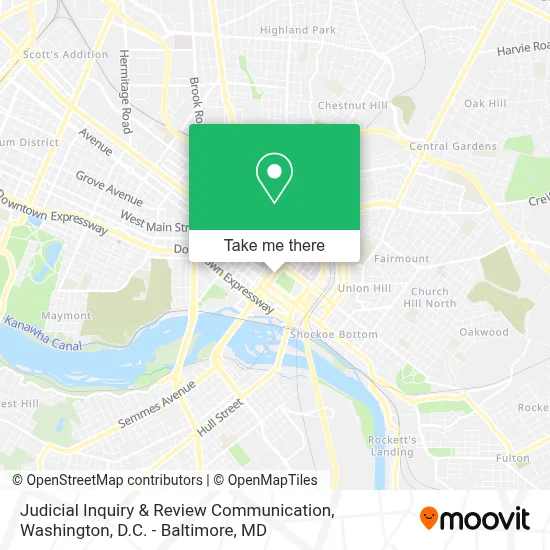 Judicial Inquiry & Review Communication map