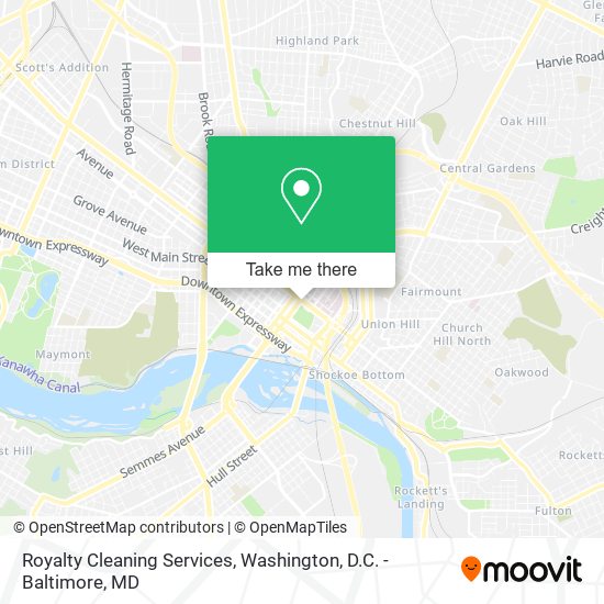 Royalty Cleaning Services map
