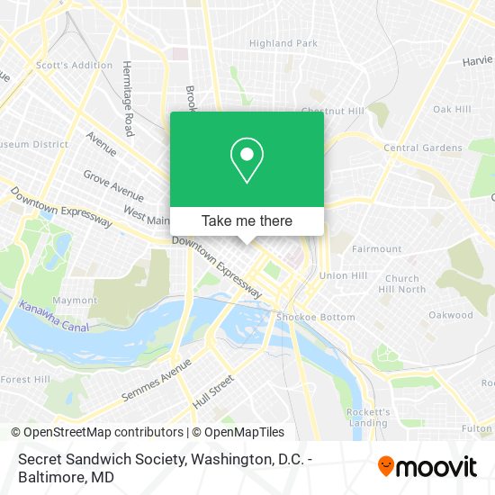 Secret Sandwich Society map