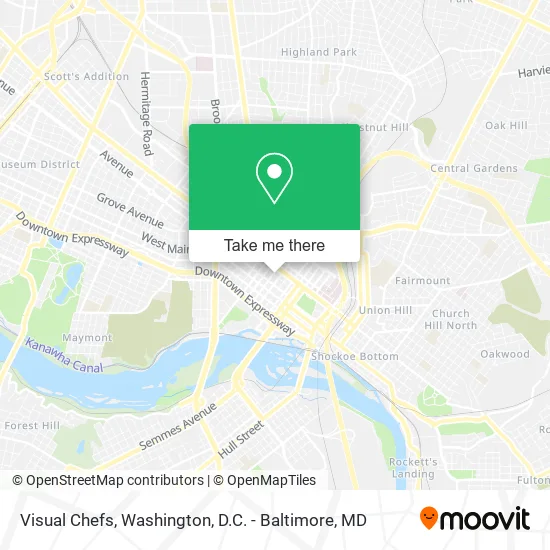 Visual Chefs map