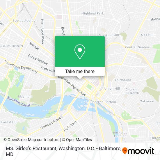 Mapa de MS. Girlee's Restaurant