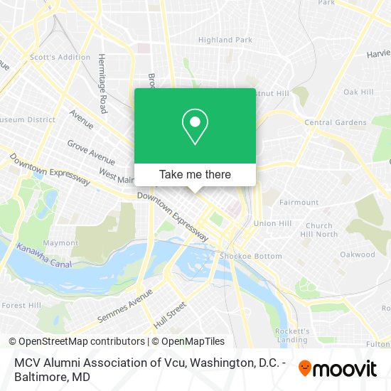 MCV Alumni Association of Vcu map