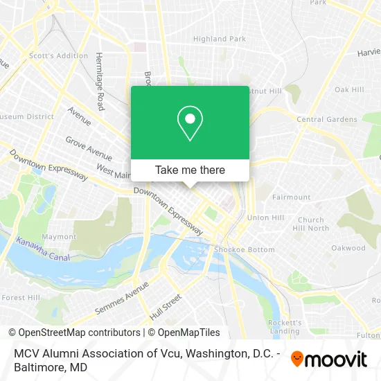 MCV Alumni Association of Vcu map
