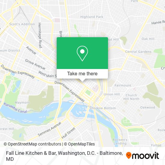 Fall Line Kitchen & Bar map