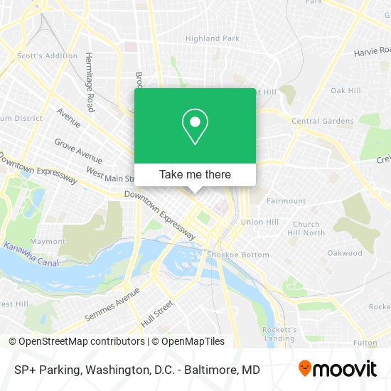 SP+ Parking map