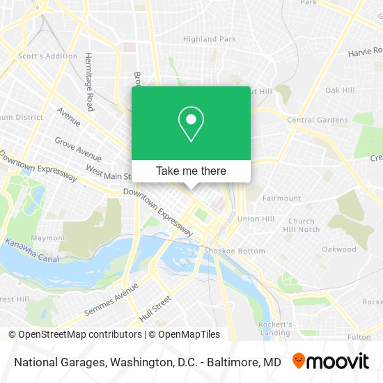 Mapa de National Garages