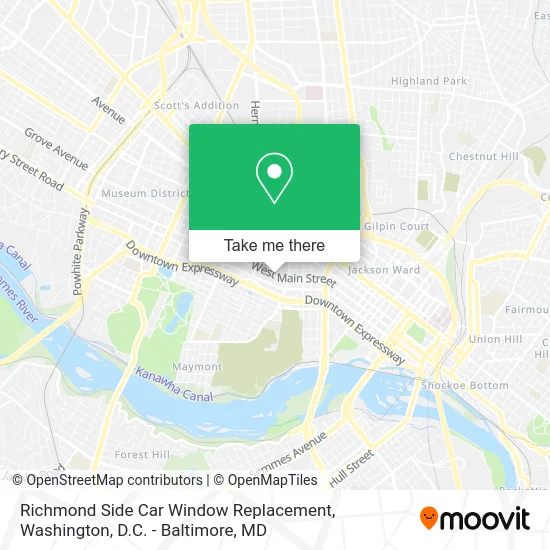 Richmond Side Car Window Replacement map