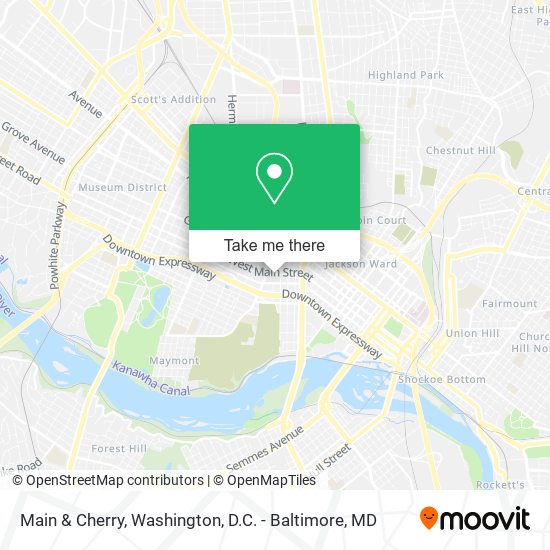 Main & Cherry map