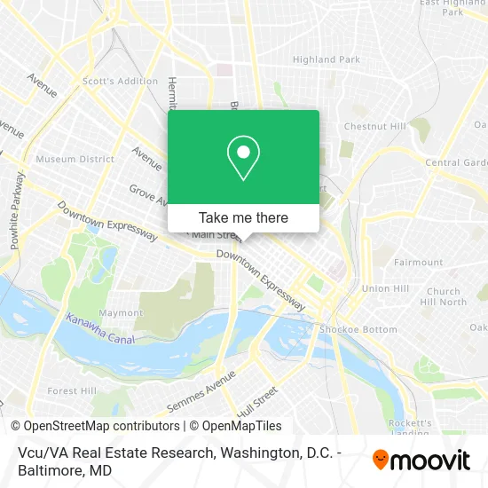 Vcu/VA Real Estate Research map
