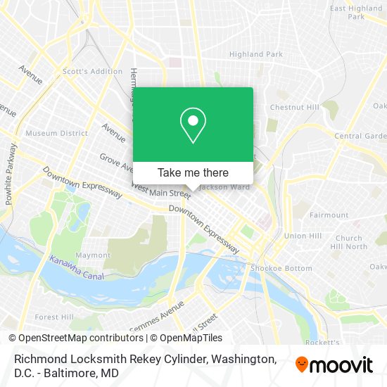 Mapa de Richmond Locksmith Rekey Cylinder
