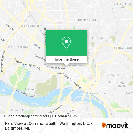 Parc View at Commonwealth map