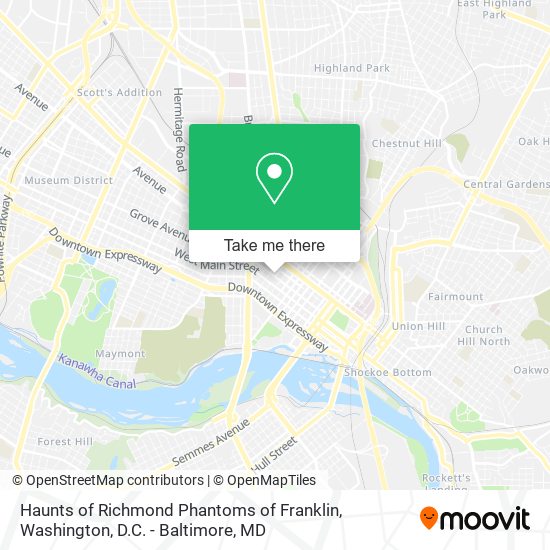 Mapa de Haunts of Richmond Phantoms of Franklin