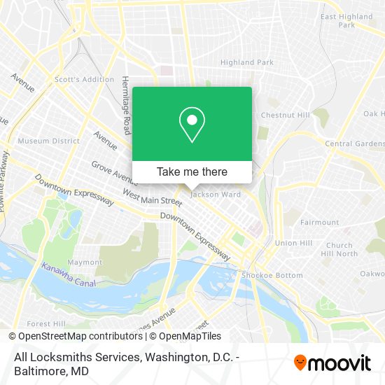 All Locksmiths Services map