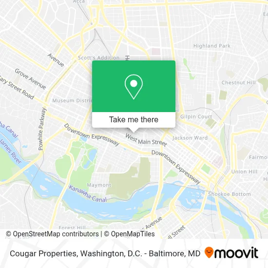 Cougar Properties map