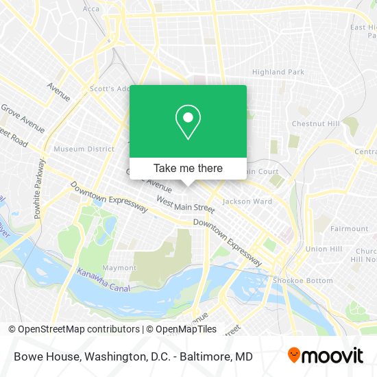 Bowe House map