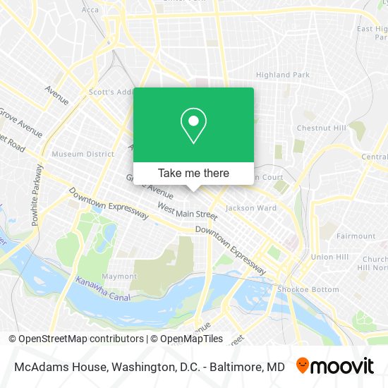 McAdams House map