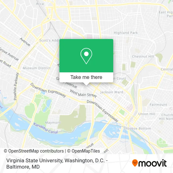 Virginia State University map