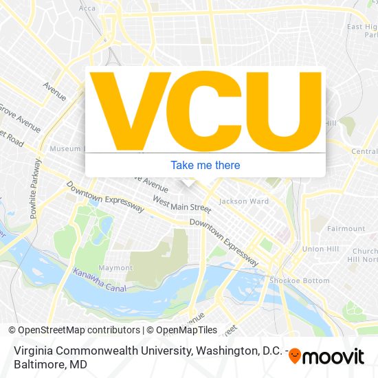 Virginia Commonwealth University map