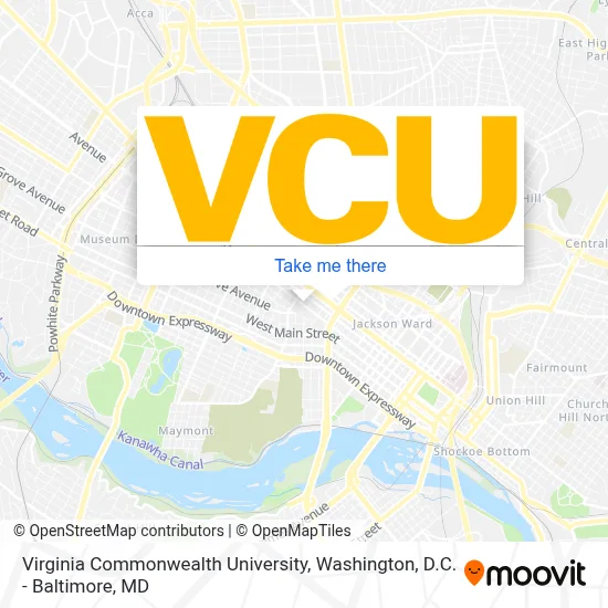 Virginia Commonwealth University map