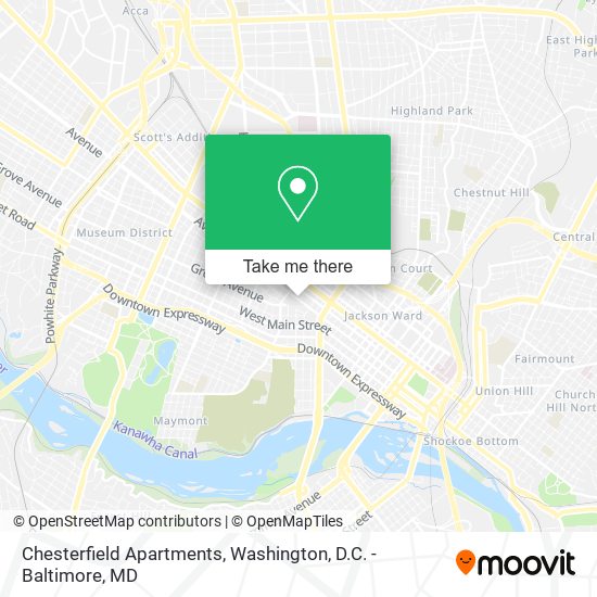 Mapa de Chesterfield Apartments