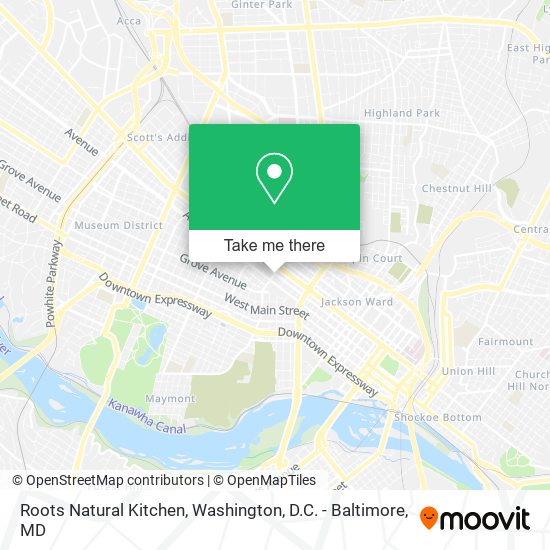 Roots Natural Kitchen map
