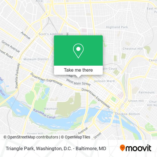 Triangle Park map