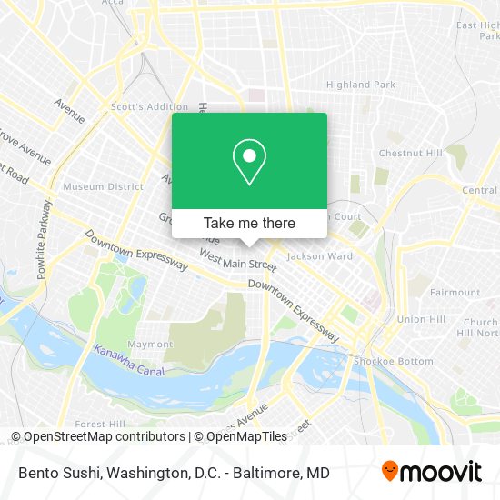 Bento Sushi map
