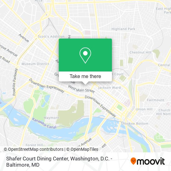 Shafer Court Dining Center map